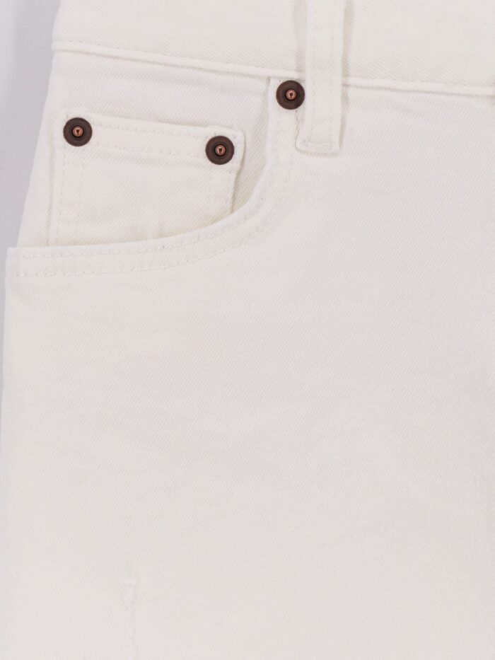 TONYWACK Cotton Skirt With Rippings Detail