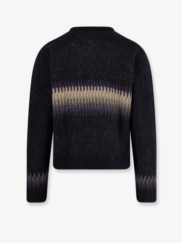 TONYWACK Jacquard Alpaca Cardigan