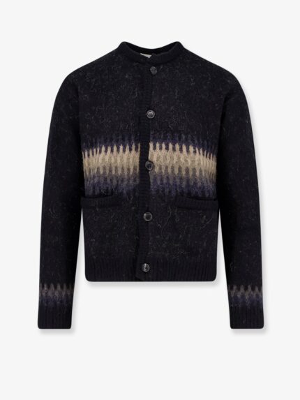 TONYWACK Jacquard Alpaca Cardigan