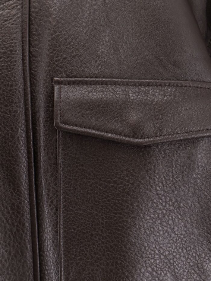 TONYWACK Long Leather Jacket