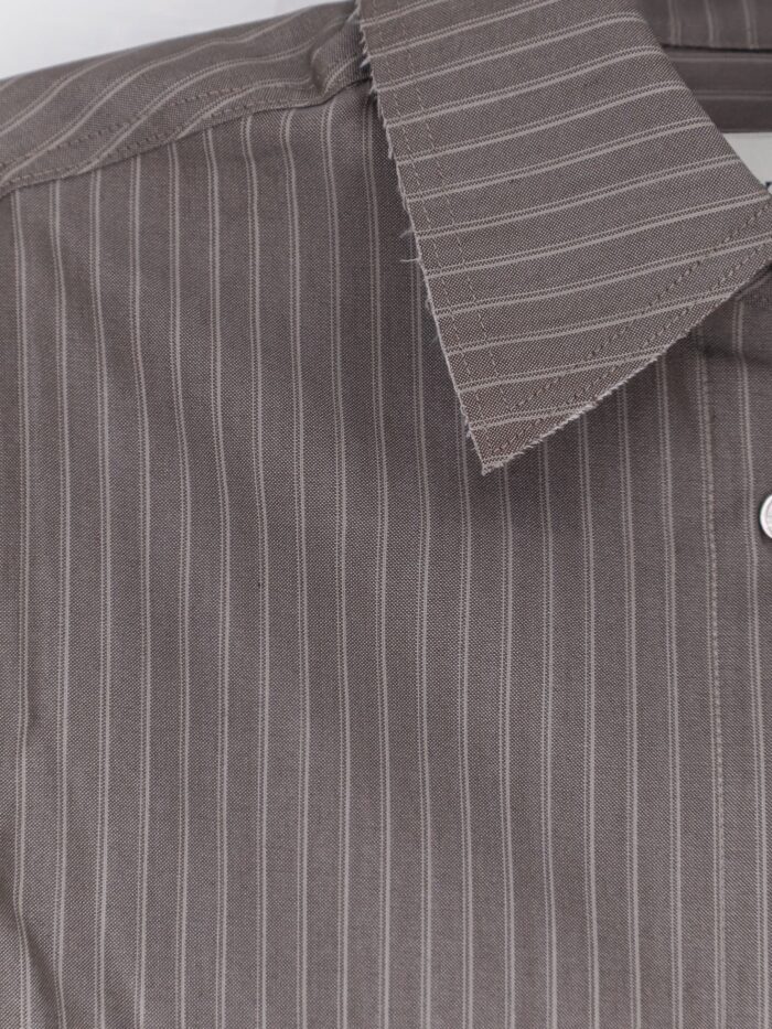 TONYWACK Silk And Wool Blend Shirt With Striped Pattern