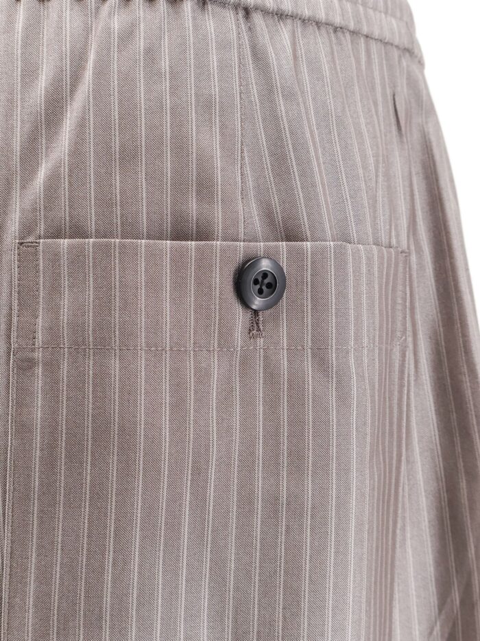 TONYWACK Silk, Polyester And Wool Blend Trousers