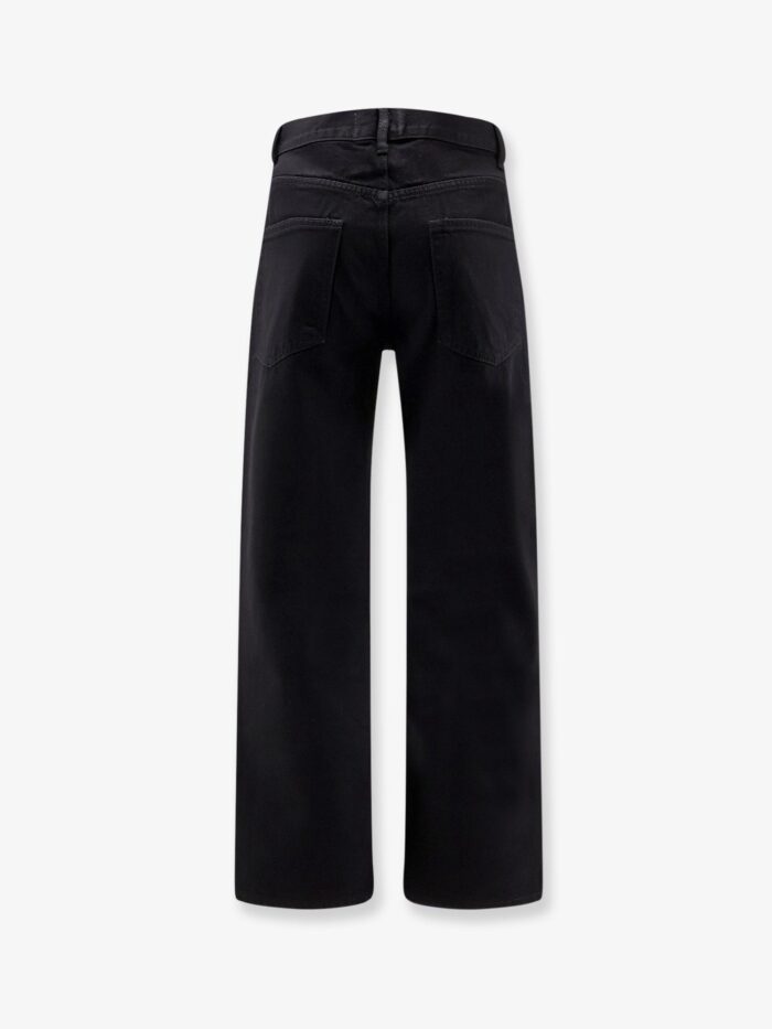 TONYWACK Straight Fit Black Denim Trousers