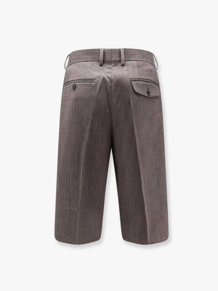 TONYWACK Wool Blend Bermuda Shorts With Frontal Princes