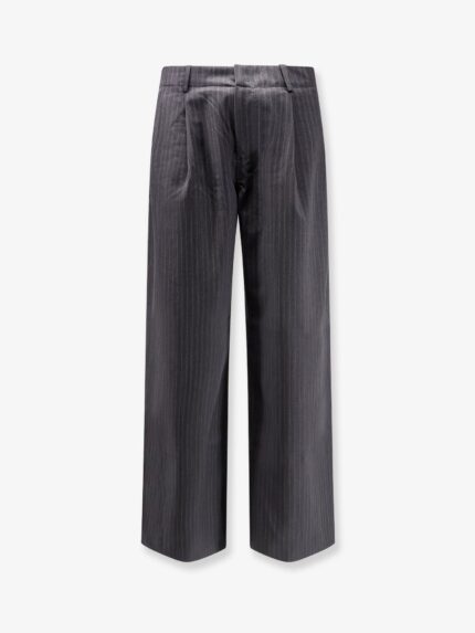 TONYWACK Wool Blend Pinstriped Trousers