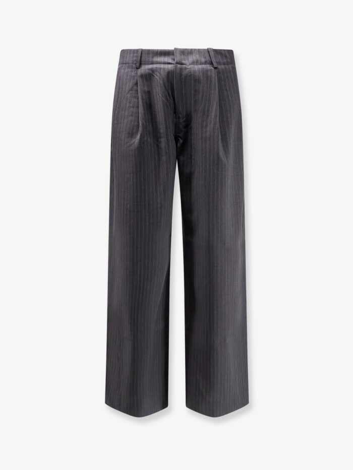 TONYWACK Wool Blend Pinstriped Trousers