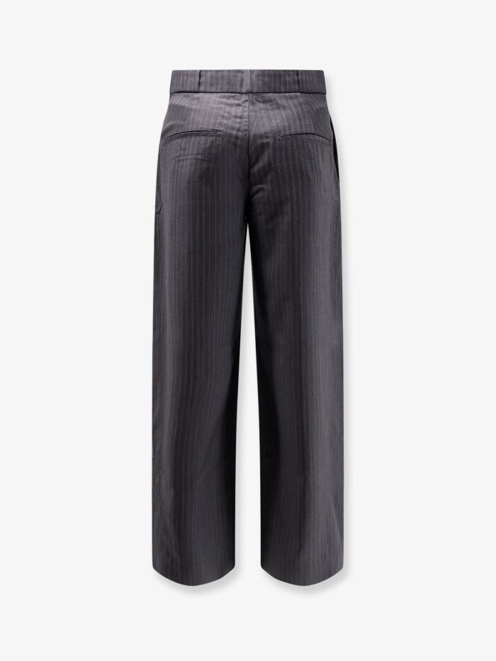 TONYWACK Wool Blend Pinstriped Trousers