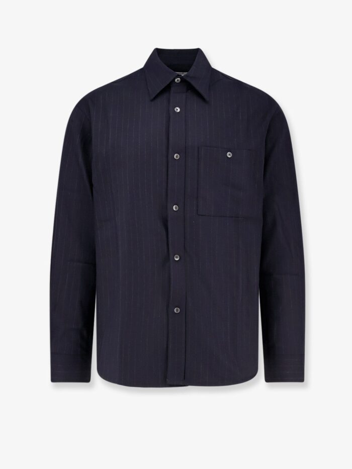 TONYWACK Wool Blend Striped Shirt