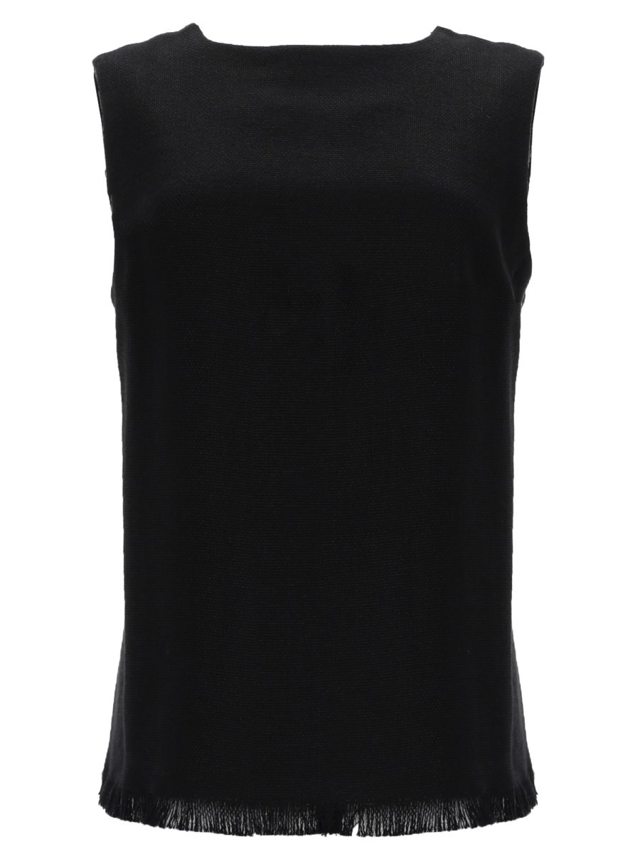 S MAX MARA TOP "ANIKA" IN LINO