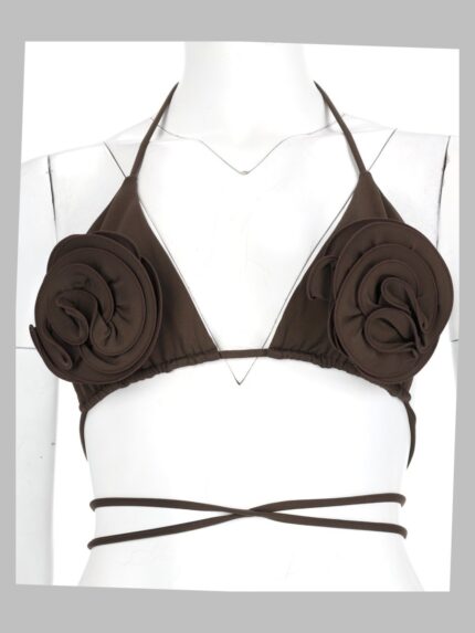 MAGDA BUTRYM Top Bikini Con Dettaglio Arricciato