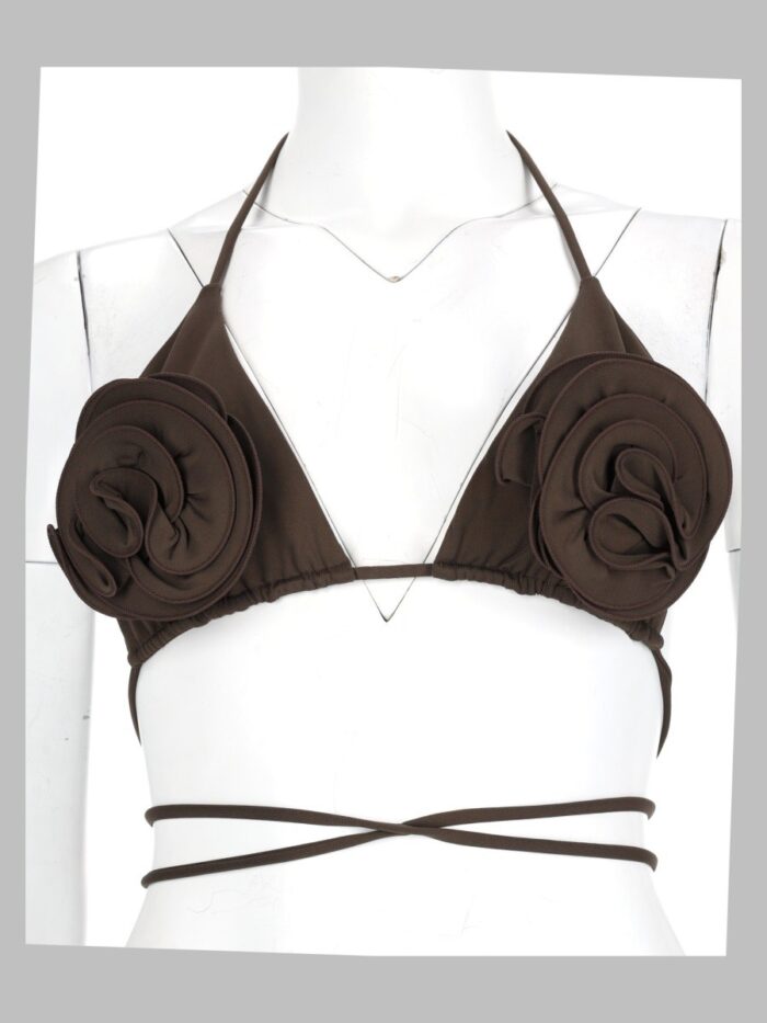 MAGDA BUTRYM Top Bikini Con Dettaglio Arricciato
