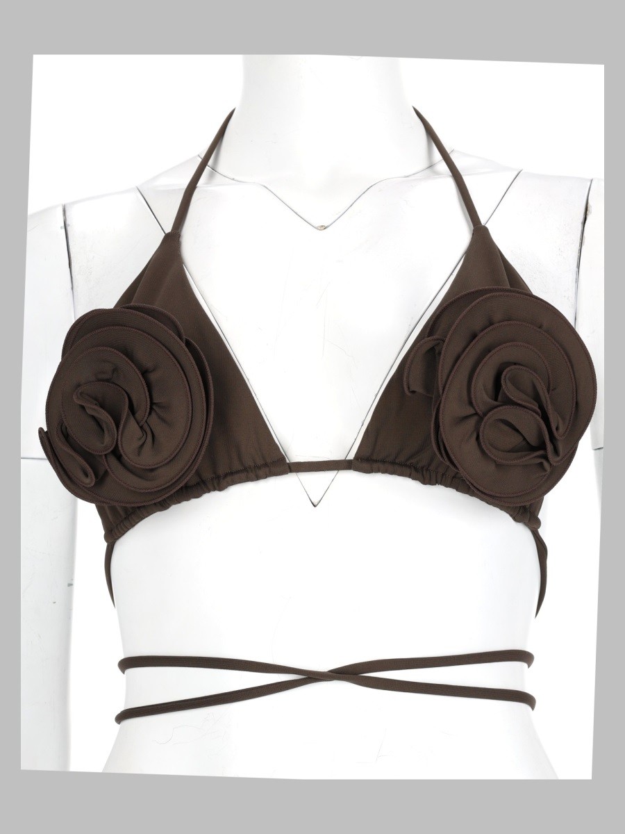 MAGDA BUTRYM Top Bikini Con Dettaglio Arricciato