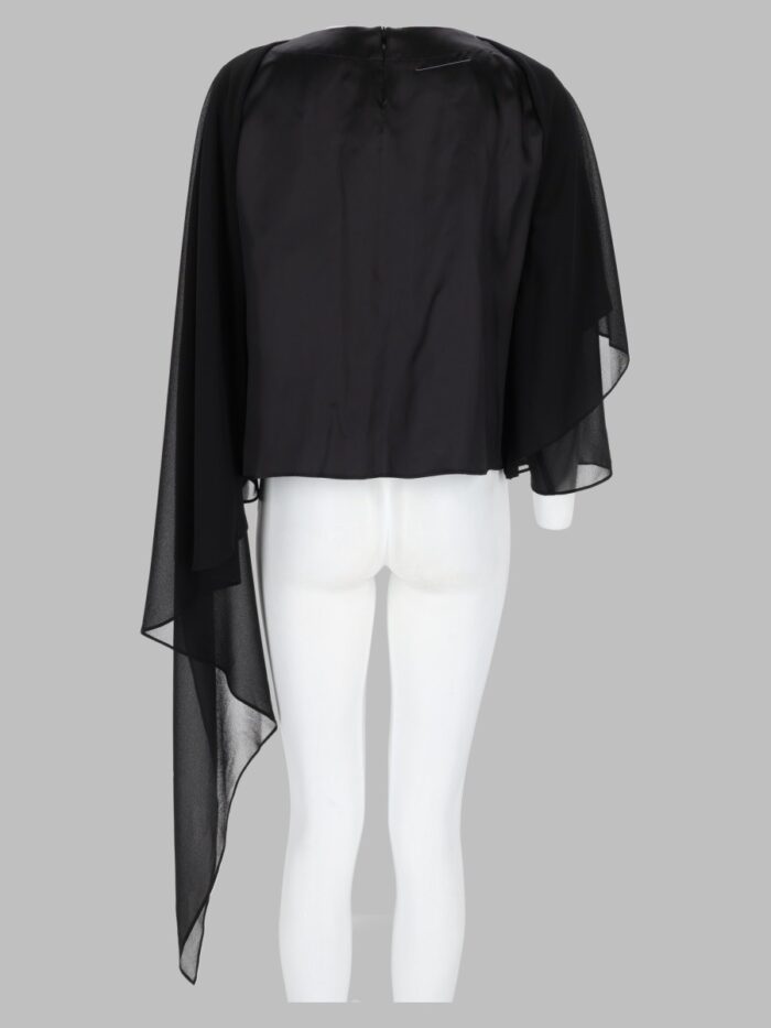 MM6 MAISON MARGIELA Top Con Drappo Asimmetrico