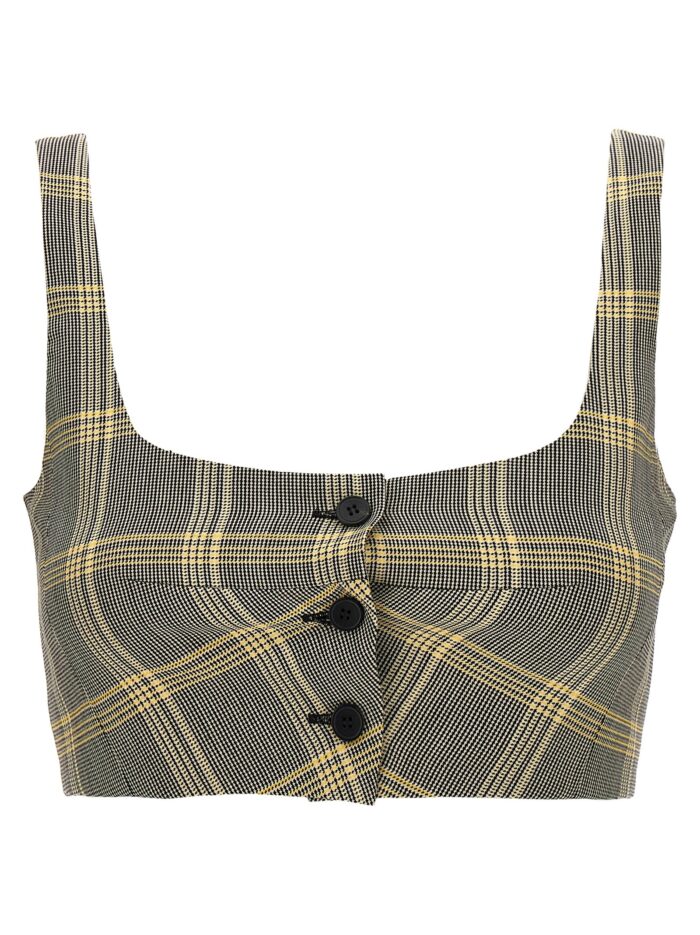 marni top cropped check Marni Top Cropped Check