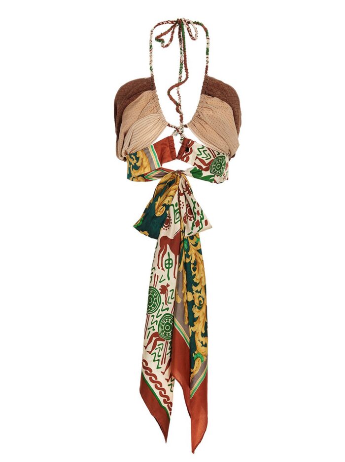 1/OFF Top 'Designer Scarf'
