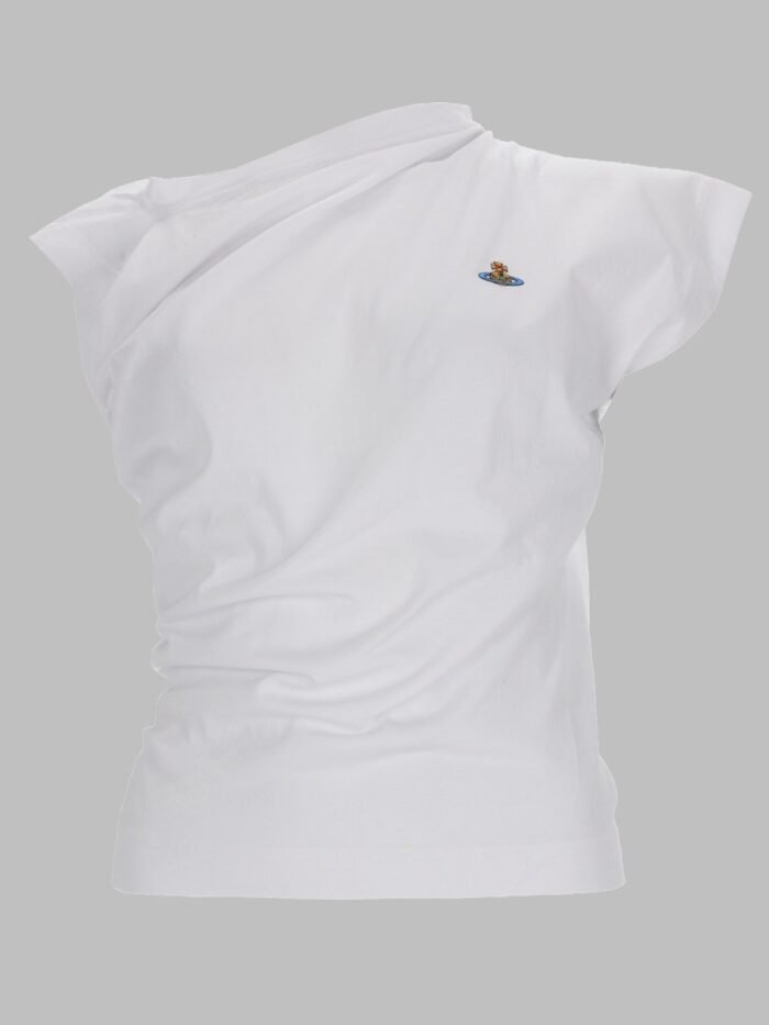 vivienne westwood top "hebo" con logo Vivienne Westwood TOP "HEBO" CON LOGO