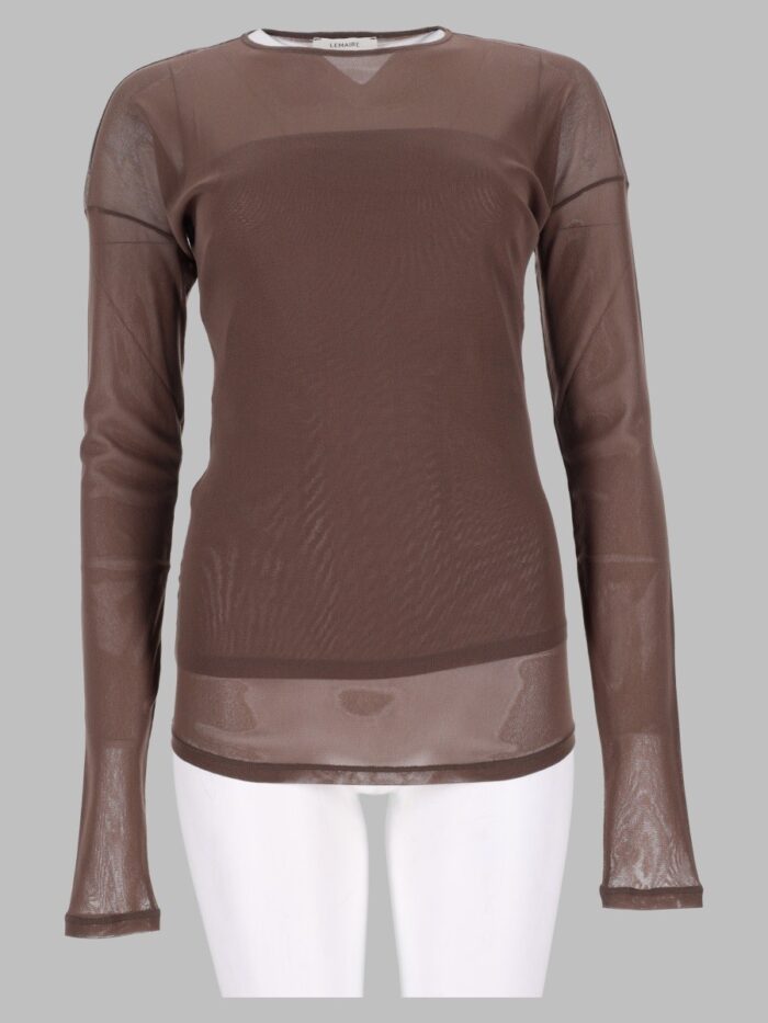 lemaire top in jersey a rete LEMAIRE Top In Jersey A Rete