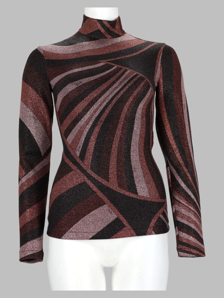 PUCCI Top In Lurex Con Stampa "Iride"