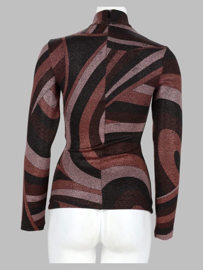 PUCCI Top In Lurex Con Stampa "Iride"