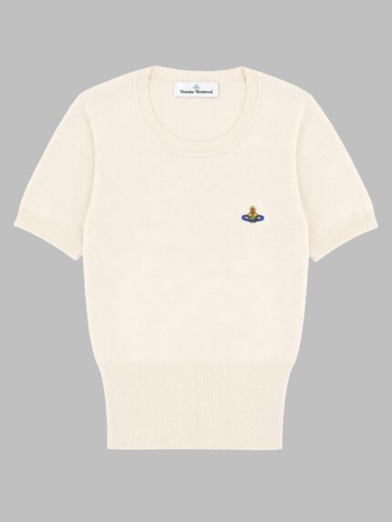 Vivienne Westwood TOP IN MAGLIA "BEA" CON LOGO