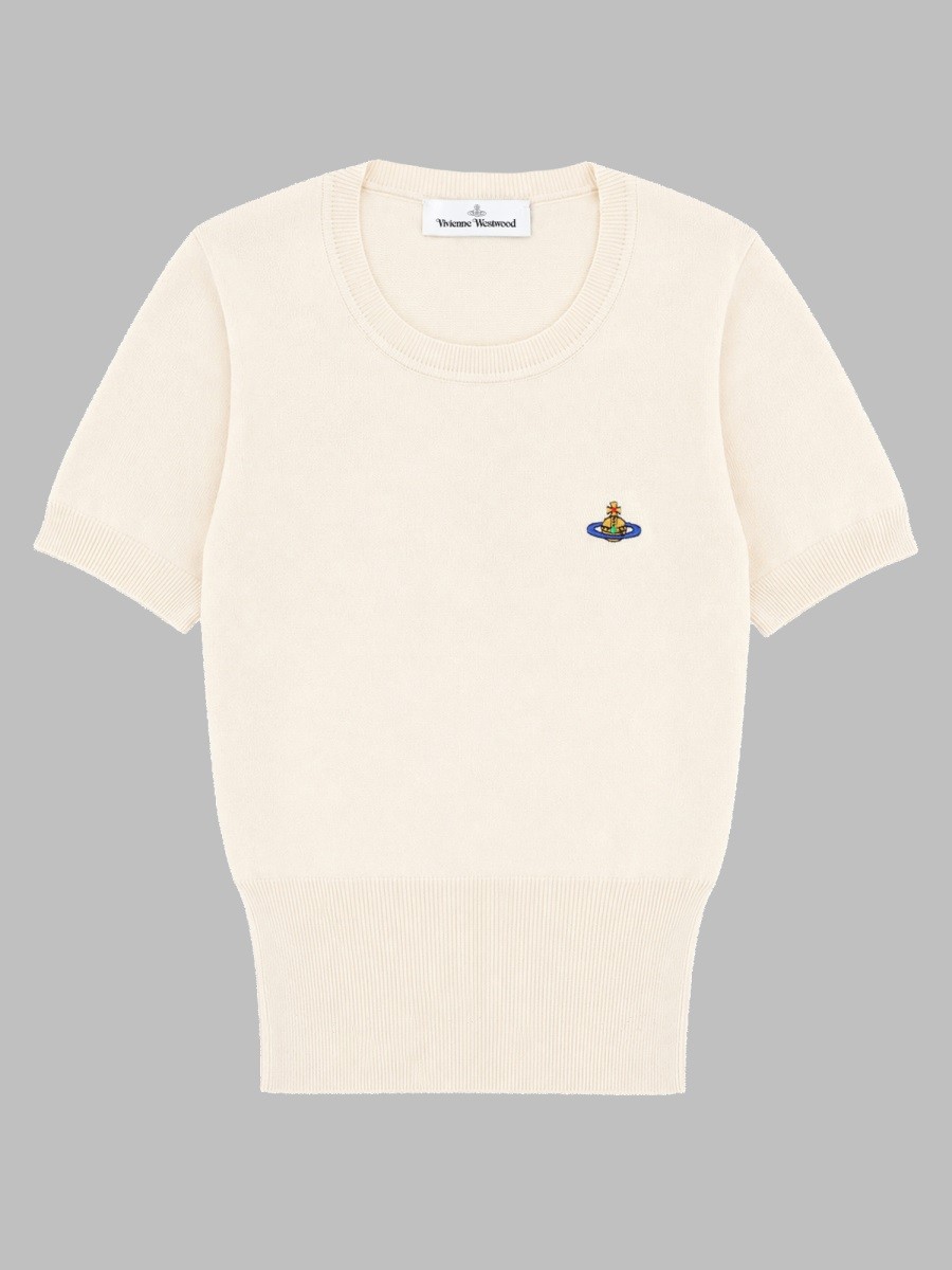 Vivienne Westwood TOP IN MAGLIA "BEA" CON LOGO