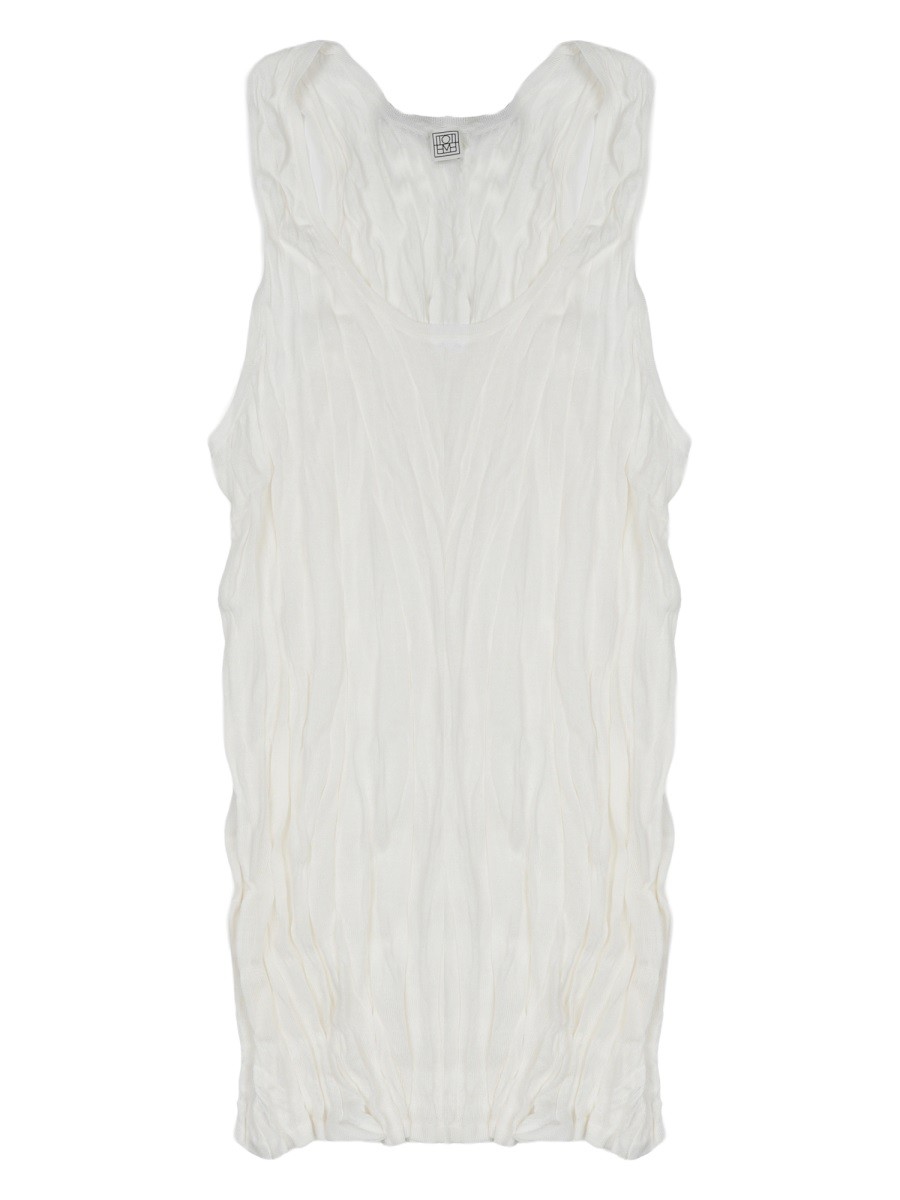 TOTEME TOP IN MAGLIA EFFETTO STROPICCIATO