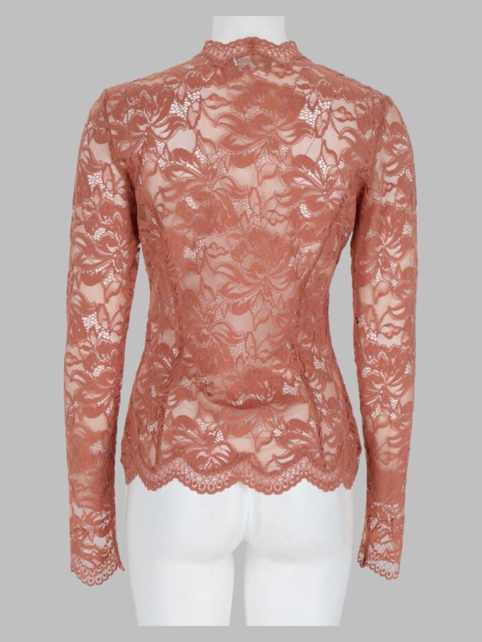 RABANNE Top In Pizzo E Jersey