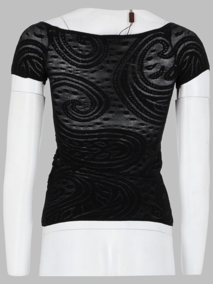 Etro TOP JACQUARD CON MOTIVO PAISLEY
