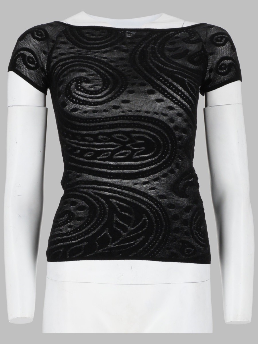 Etro TOP JACQUARD CON MOTIVO PAISLEY