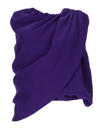 Balenciaga TOP MANTELLA IN SETA