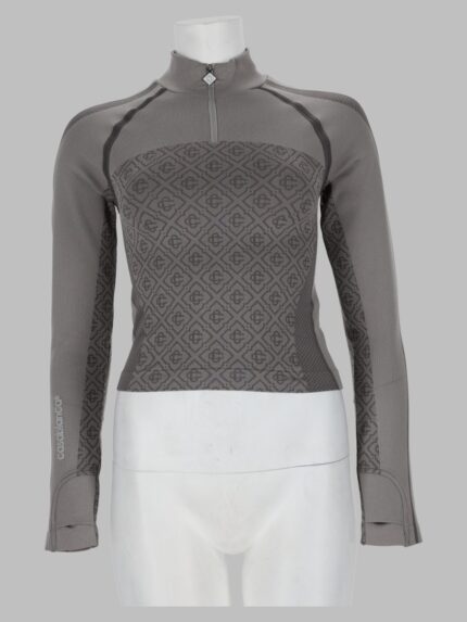 CASABLANCA Top Monogram A Manica Lunga