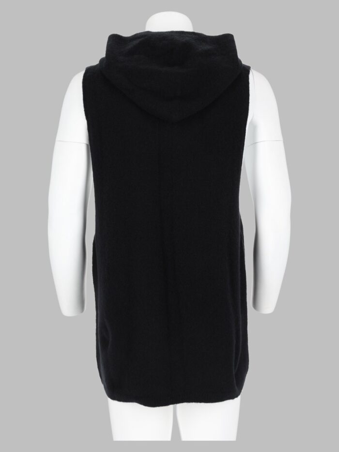RICK OWENS Top Smanicato In Maglia Di Cashmere