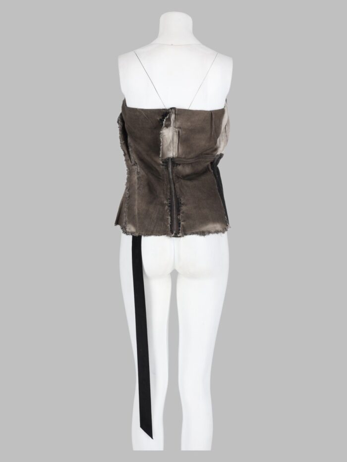 RICK OWENS DRKSHDW Top "Splintered Bustier"