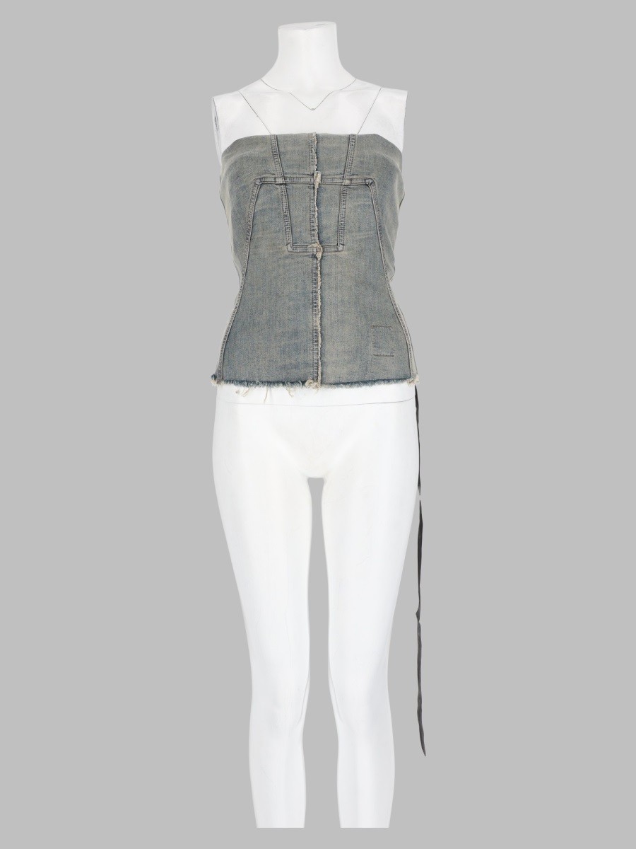 RICK OWENS DRKSHDW Top "Splintered Bustier"