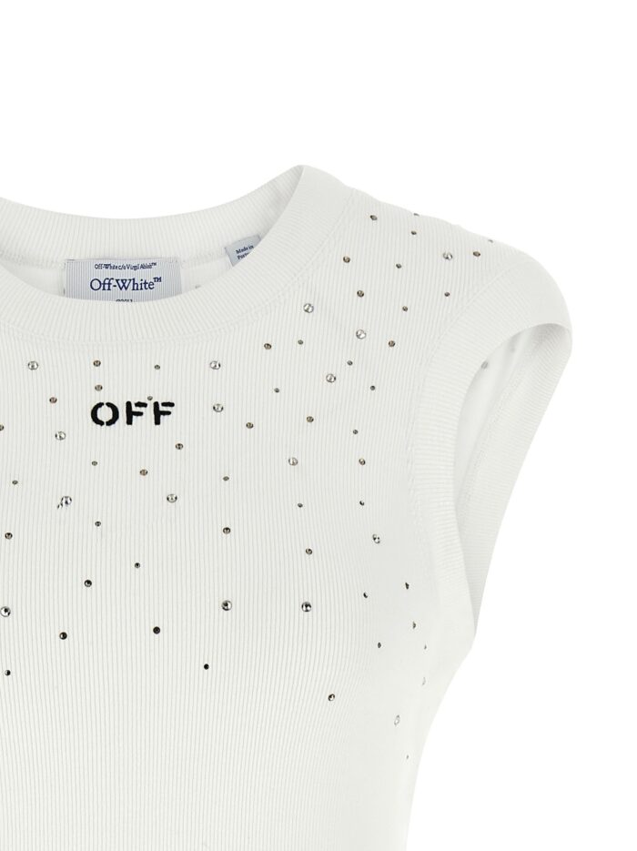 Off-white Top Swarowski