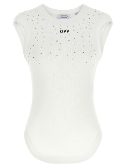 Off-white Top Swarowski