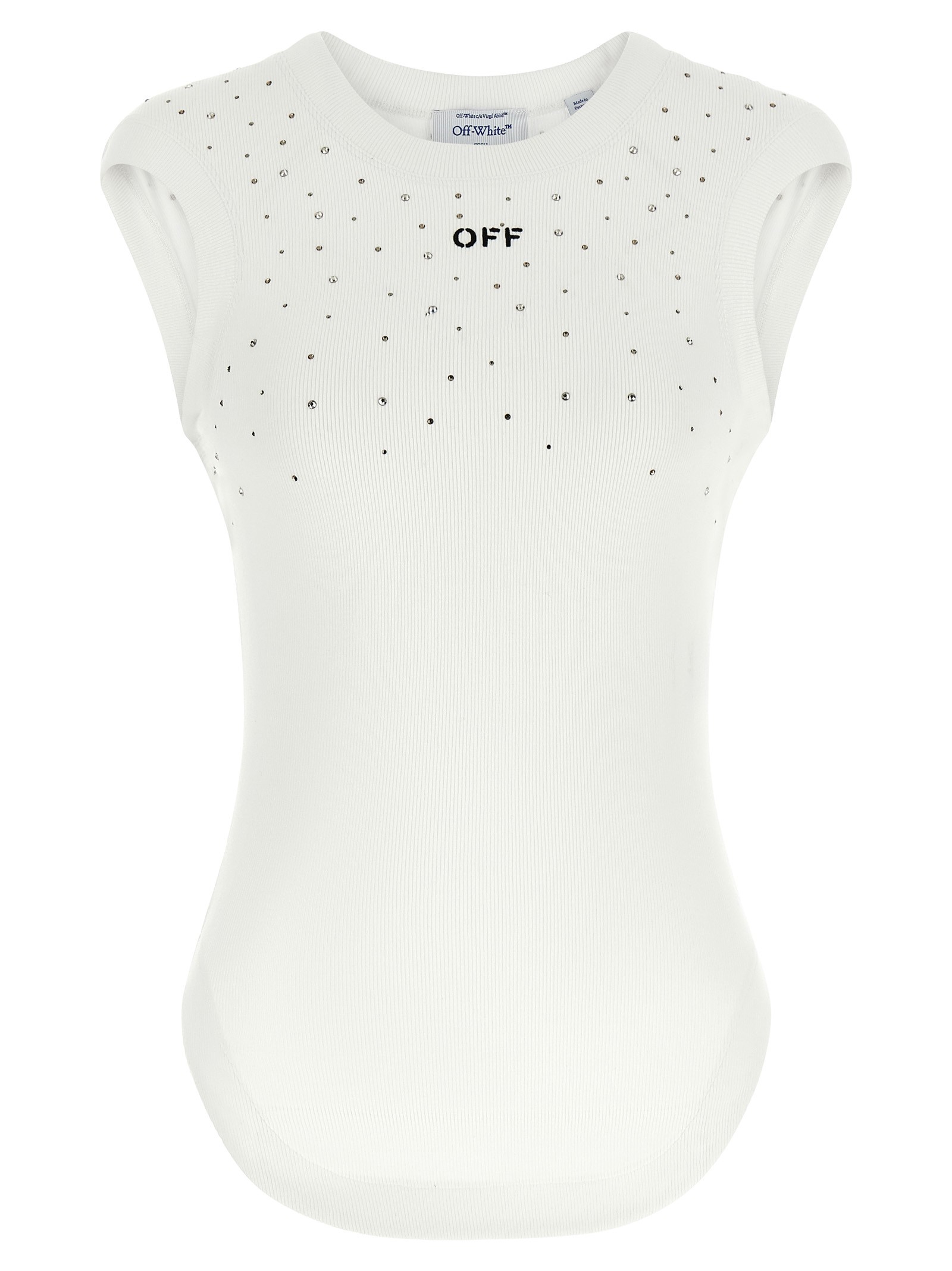 Off-white Top Swarowski