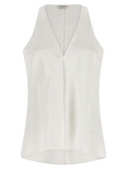 Brunello Cucinelli Top Twill Fluid