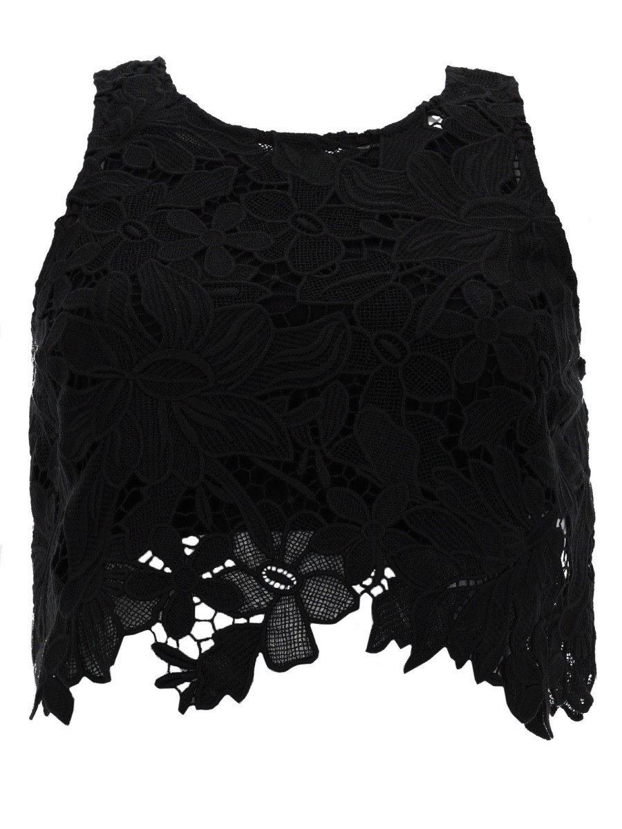 Sportmax TOP "VASTO" IN MACRAMÈ