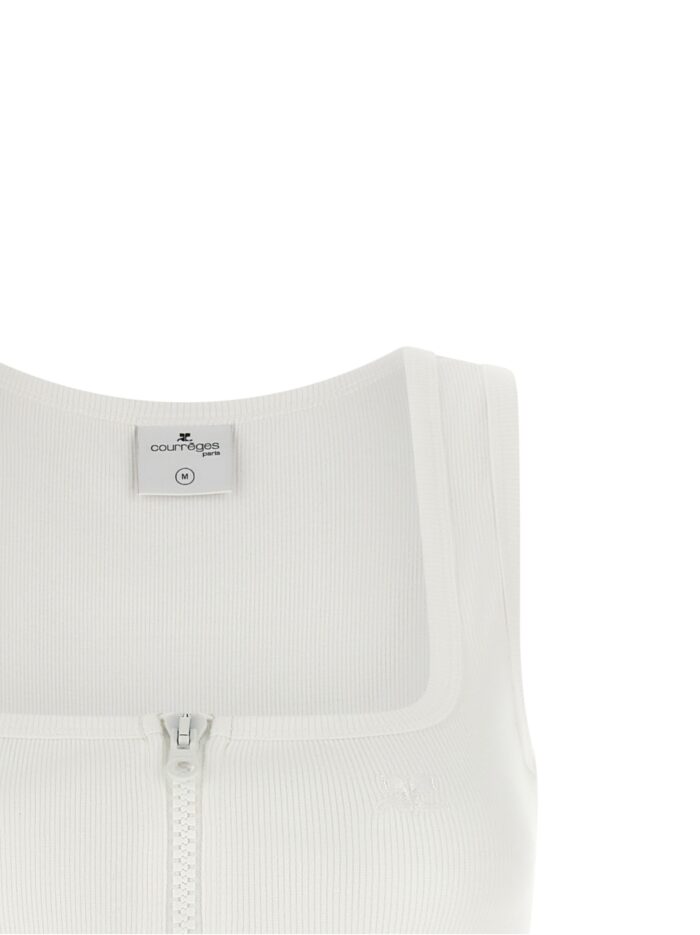 COURREGES Top With Front Zip
