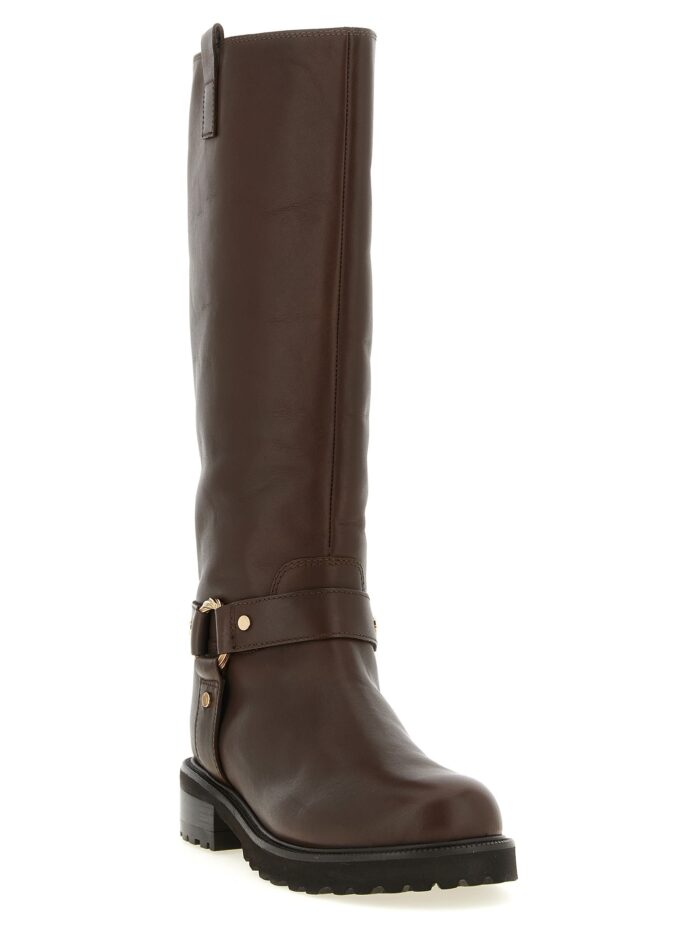 TWIN SET Torchon Ring Boots