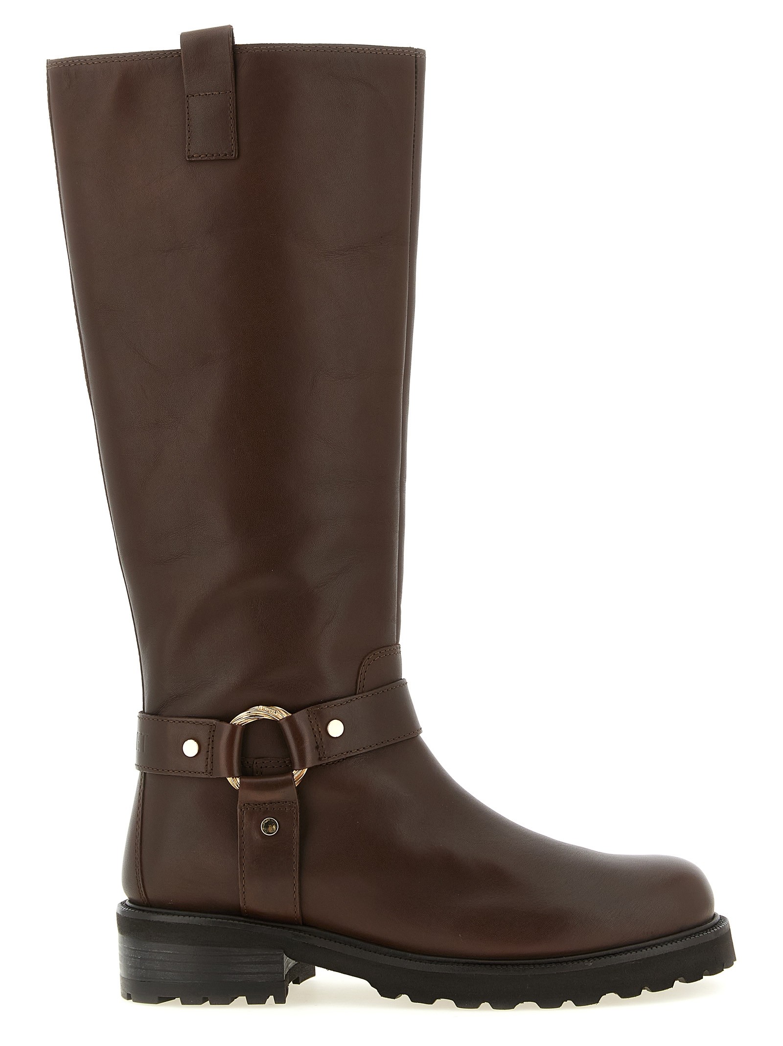 TWIN SET Torchon Ring Boots