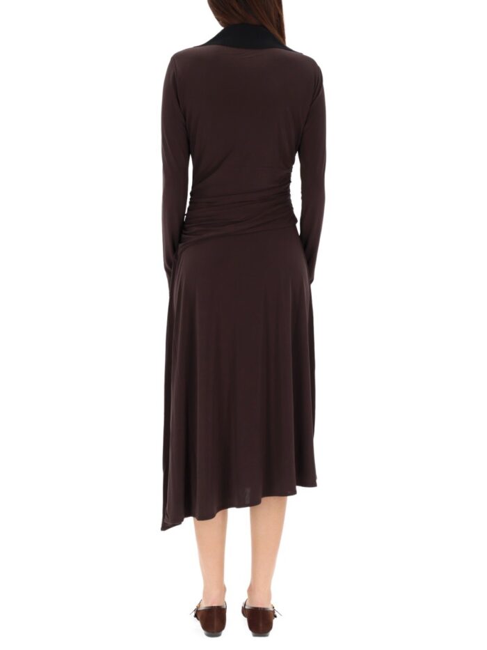 tory burch asymmetrical midi dress Tory Burch ASYMMETRICAL MIDI DRESS
