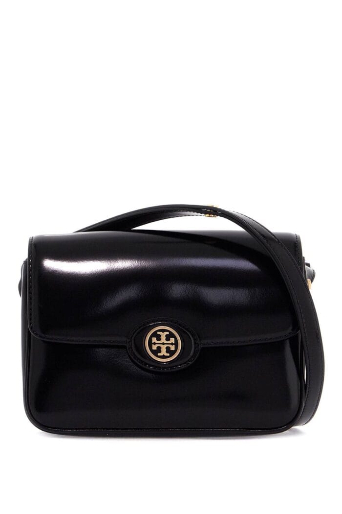 TORY BURCH Brushed Leather Robinson Shoulder Bag