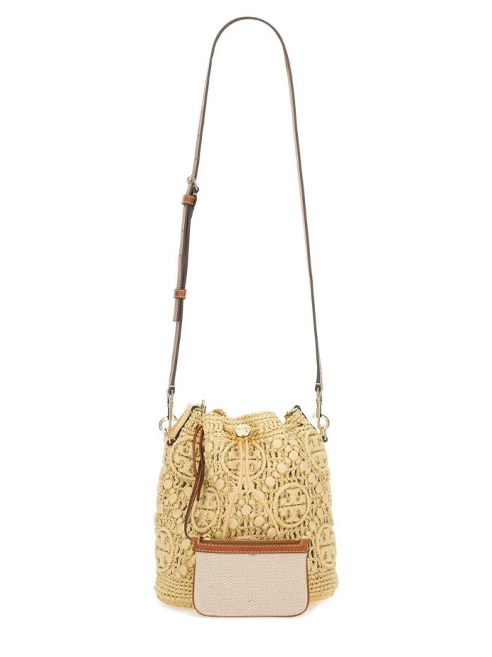 Tory Burch BUCKET BAG WITH MONOGRAM T