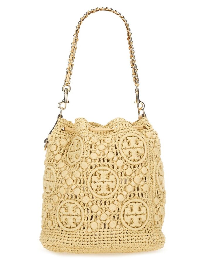 Tory Burch BUCKET BAG WITH MONOGRAM T