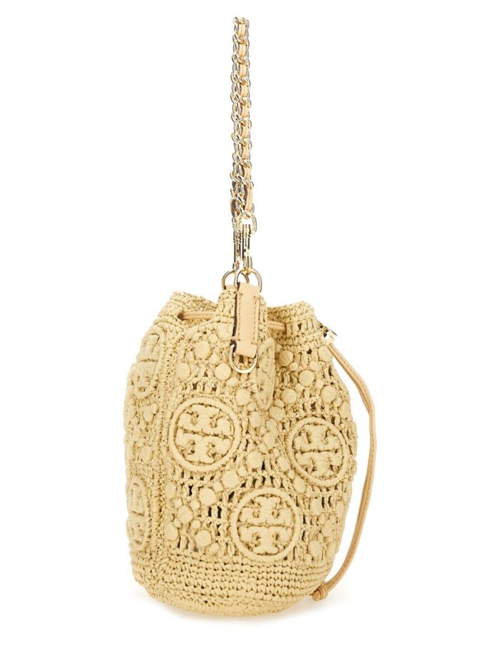 Tory Burch BUCKET BAG WITH MONOGRAM T