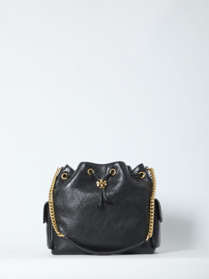Tory Burch Charlie quilted drawstring bag