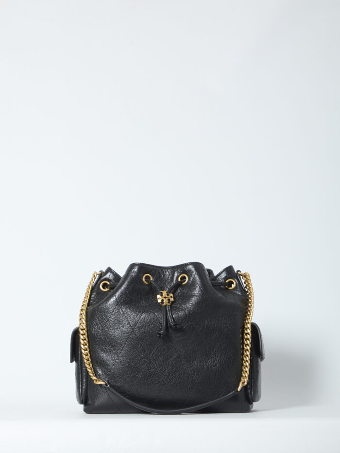 tory burch charlie quilted drawstring bag Tory Burch Charlie quilted drawstring bag
