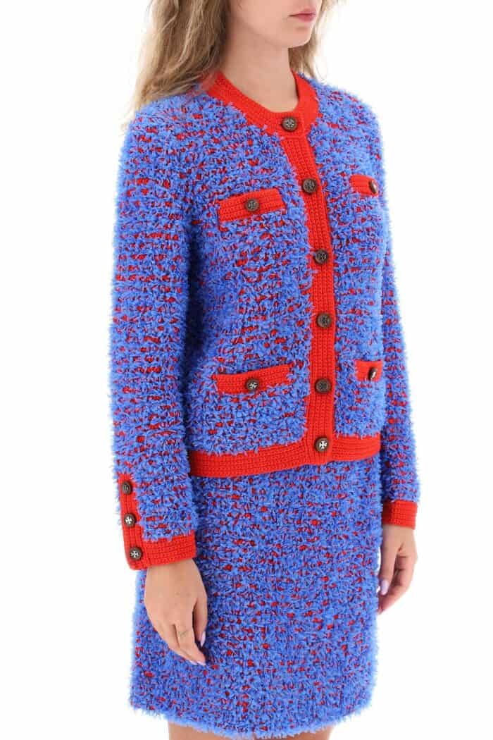 Tory Burch Confetti Tweed Jacket